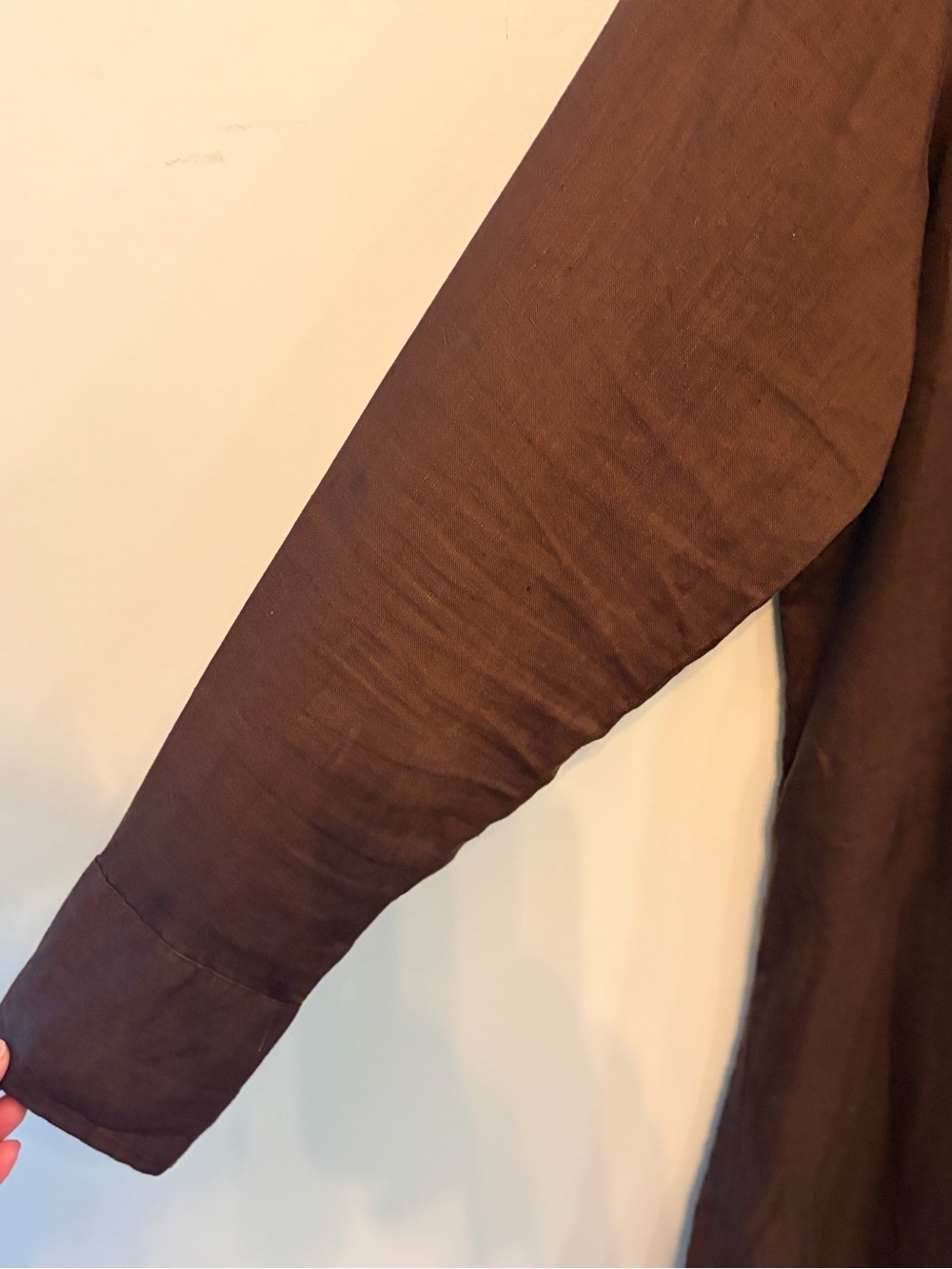 Part Two Vintage 100% Linen Longline Tunic Shirt Dress | Scandinavian Minimalist - Picture 4 of 7